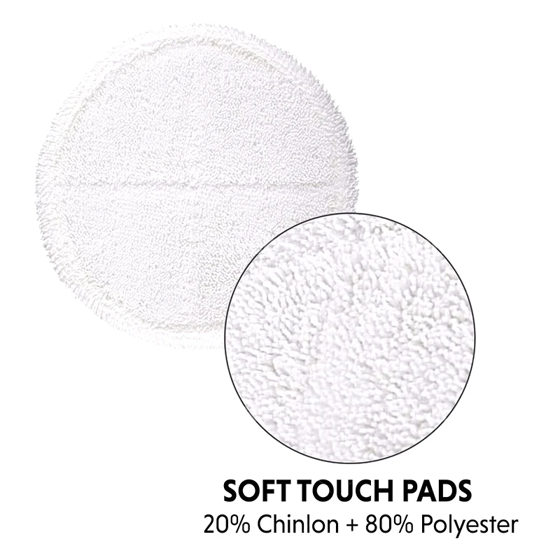 

8 Pack Replacement Pads for Bissell Spinwave Crosswave Microfiber Washable & Reusable Compatible 2124 2039A 2307 2315