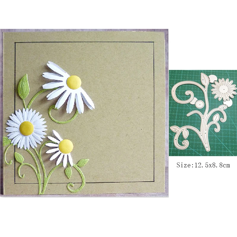 

2021 New metal cutting dies cut die mold Flower Leaf Scrapbook paper craft knife mould blade punch stencils dies Cutting dies