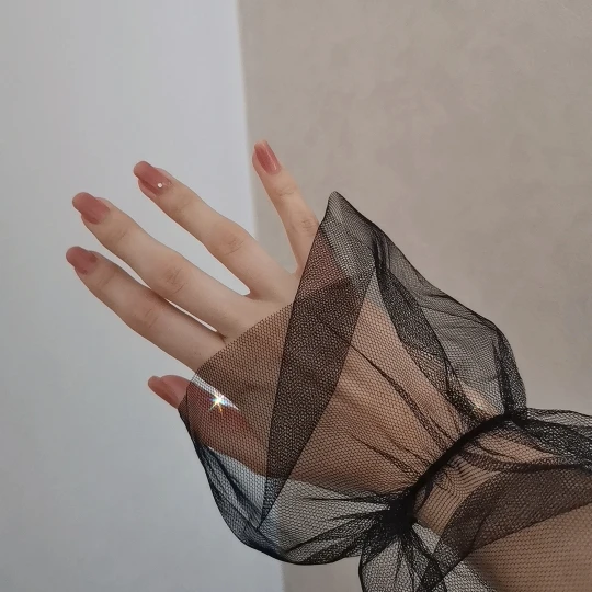 

2021 Gothic Sexy Dress Vintage Off Shoulder Lantern Sleeve Mesh Patchwork Velvet Mini Dress Dark Street Black Dress for Female