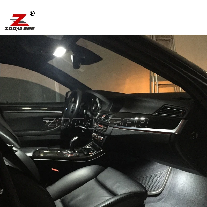 Белая светодиодная лампа + Внутренняя купольная зеркальная для Mercedes E class Coupe C207 E200