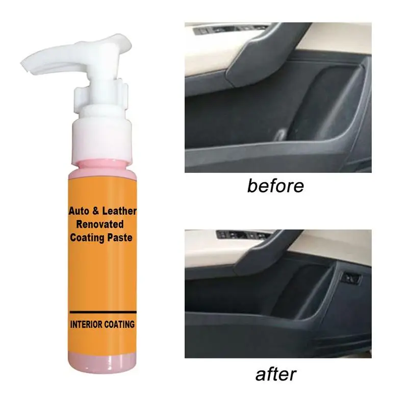 30 мл Авто кожа ремонт покрытие паста дезактивация агент обслуживания автокресла