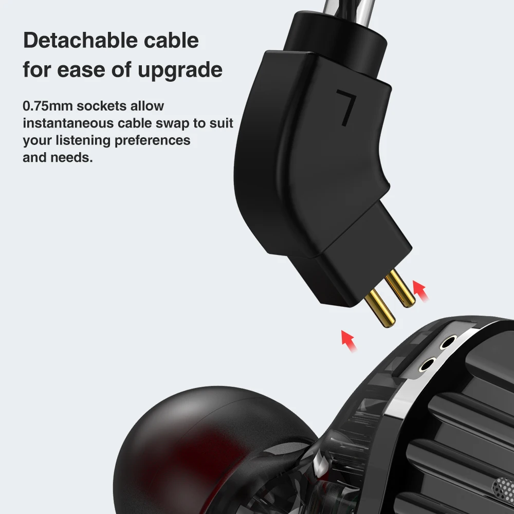 

TRN 1DD Dynamic CS1 Earphones In Ear Audio Monitors noise canceling HiFi Music Sports Earbuds With Microphone headset