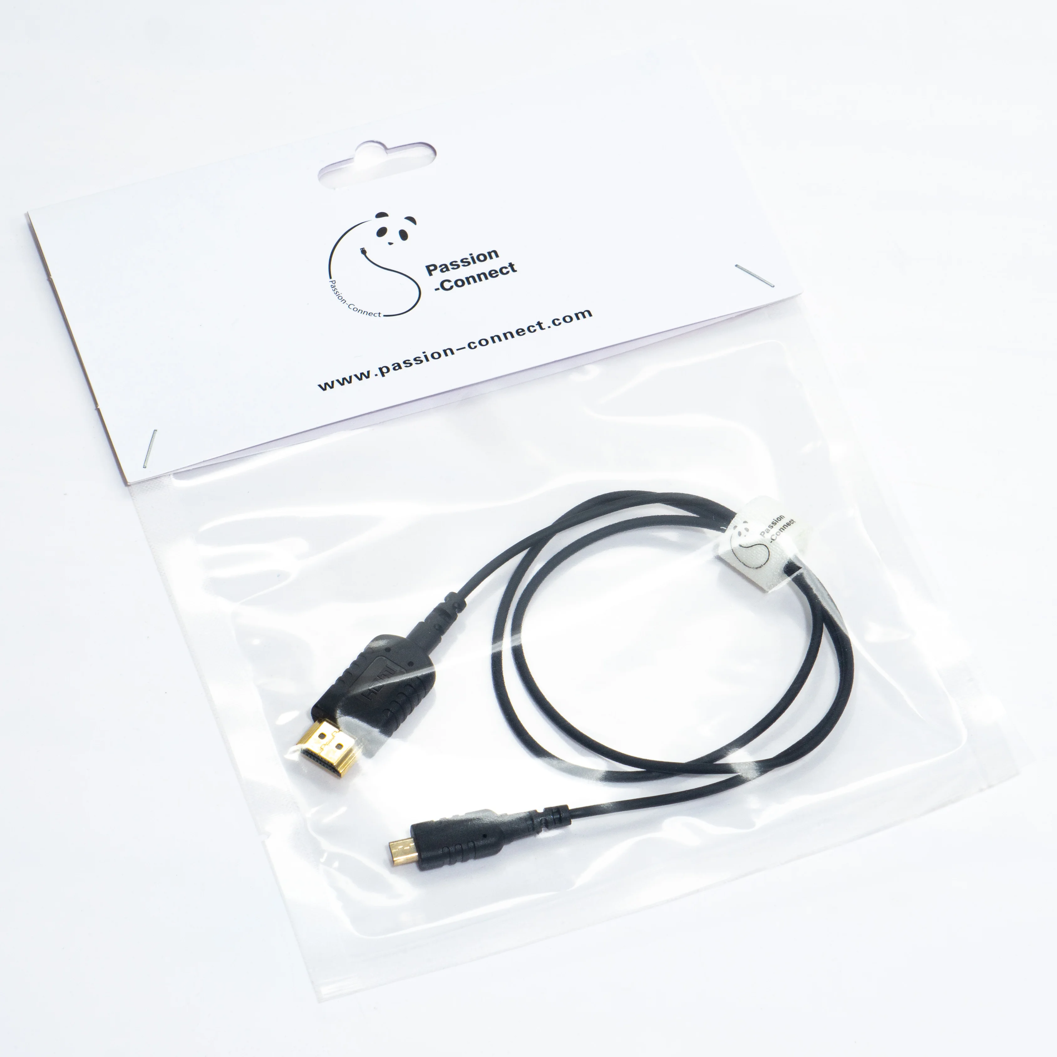 

Passion-Connect Ultra Thin 2mm Flexible Micro-HDMI to HDMI Cable 70cm 4K60 Gimbal GoPro SONY Canon Cameras Monitos Stabilizers