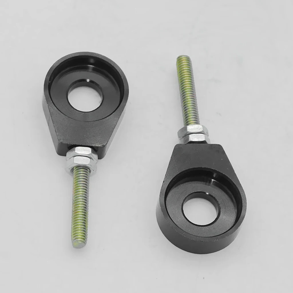 

2x 12mm Metal Alloy Motorcycle Chain Adjuster Tensioner Block for Pit Dirt Bike Quad ATV Motor