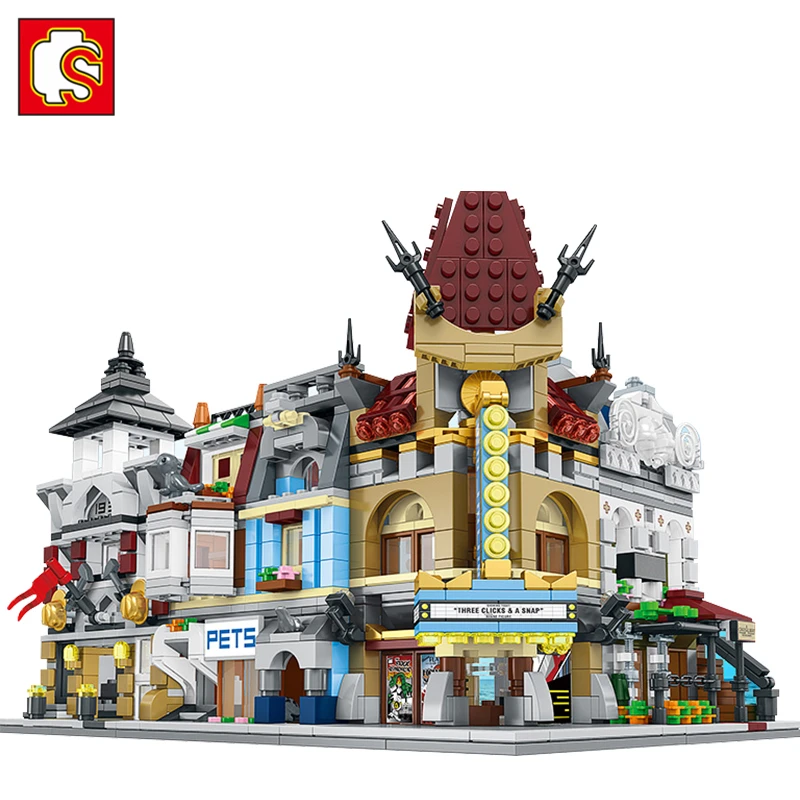 Конструктор SEMBO для мальчиков и девочек развивающие блоки наборы больших кубиков