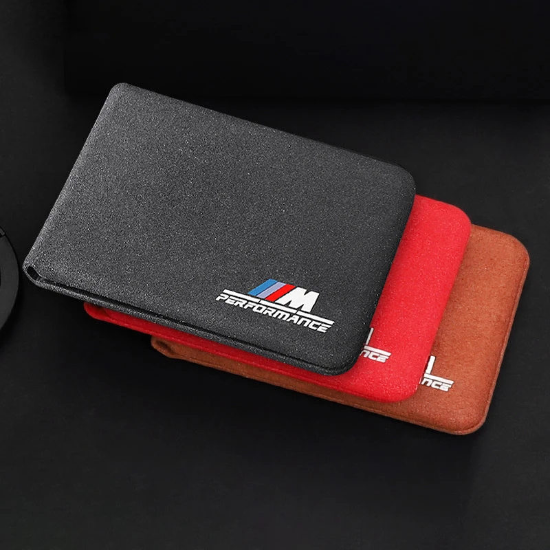 

Suede Car Driving Documents Auto Driver License Credit Card Bag Case Cover Holder Purse Wallet For BMW E46 E90 F10 G30 G05 F30