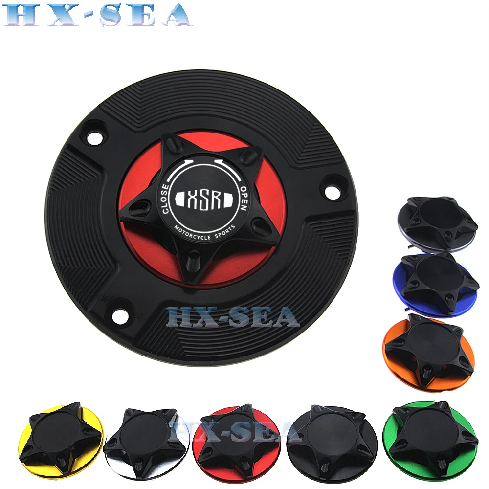 CNC Алюминиевые бесключевые аксессуары для мотоциклов крышка топливного бака