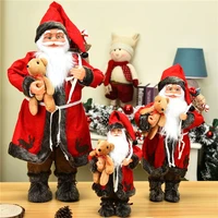 christmas decorations 2022 new years gift santa claus doll high grade navidad home ornaments childrens toy gifts 304560 cm