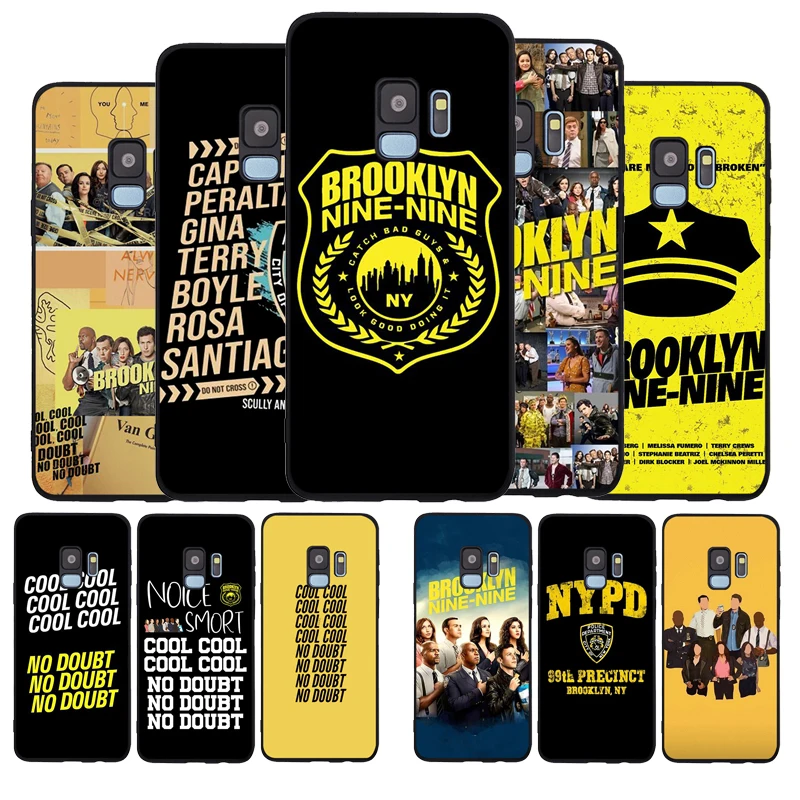 Крутой черный силиконовый чехол для телефона Brooklyn 99 Nine из ТПУ Samsung Galaxy S20 S10 S9 S8 Plus
