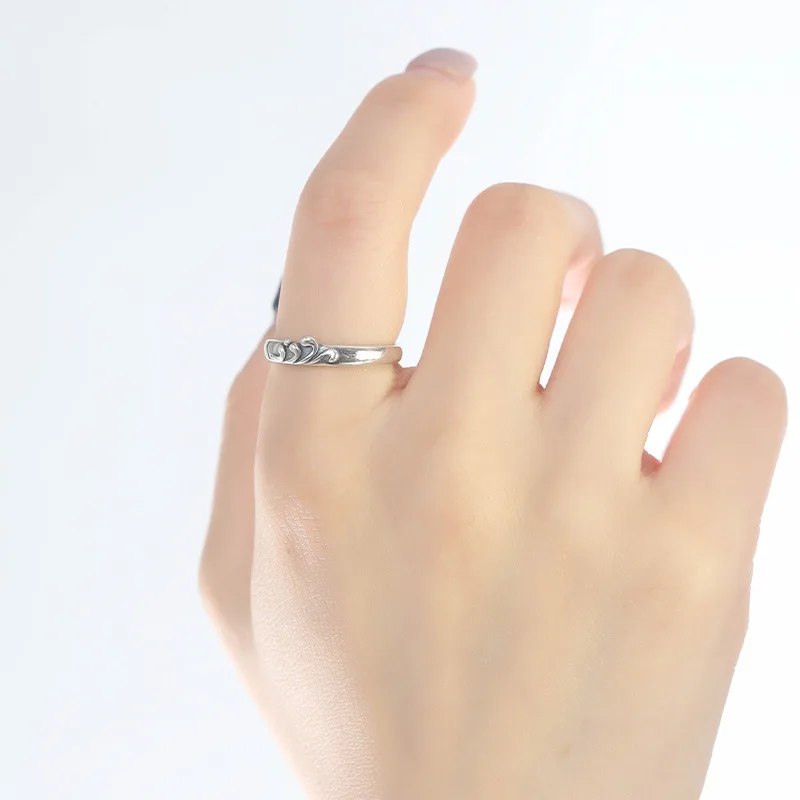 Новое поступление парные кольца с Горным морем для мужчин и женщин винтажные Forever