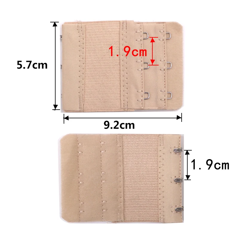 

3/4pcs Bra Extenders Strap Buckle Extension 2 Row 3 Hook Clasp Straps Women Bra Strap Extender Sewing Tool Intimates Accessories