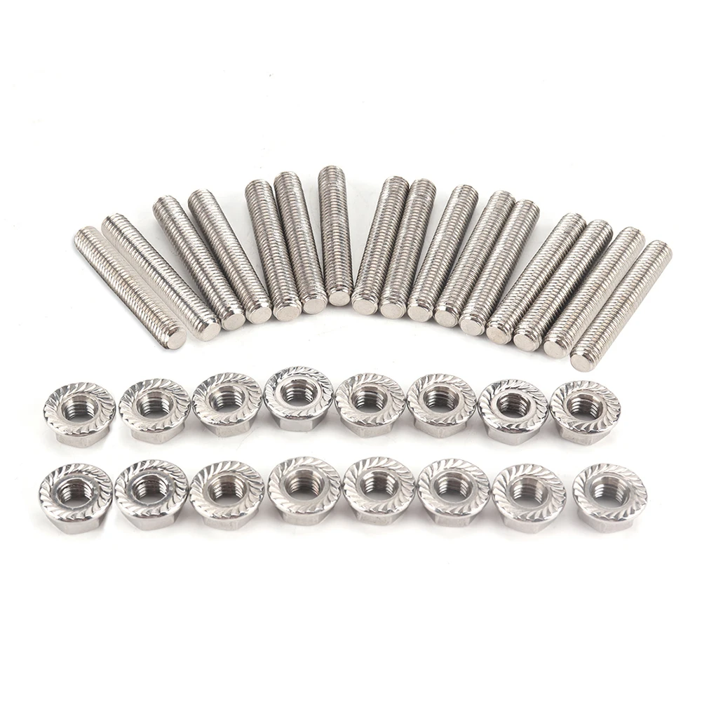 

Stainless Steel Exhaust Manifold Stud Kit for Ford 4.6 5.4 Liter 4.6L 5.4L V8 Practical Cars Accessories Tools