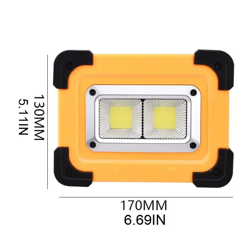

Waterproof Camping Emergency Flood Lamp USB Rechargeable Flashlight Solar COB LED Work Light