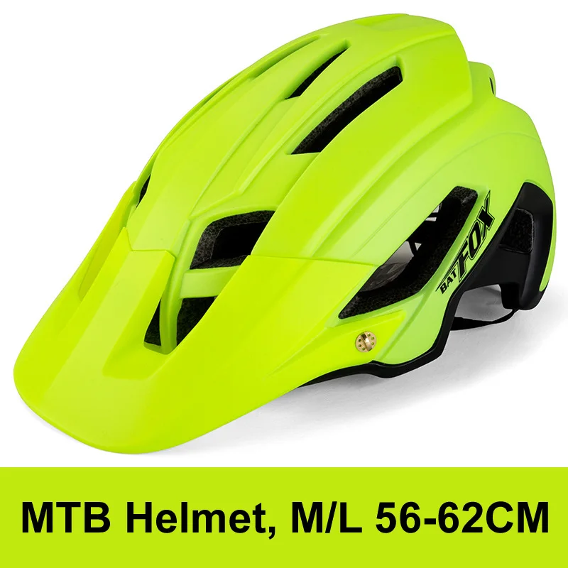12 Batfox велосипедный шлем ультралегкий велосипедный шлем Casco Ciclismo интегрально-Формованный велосипедный шлем дорожный горный MTB шлем 56-62 см - Цвет: 12