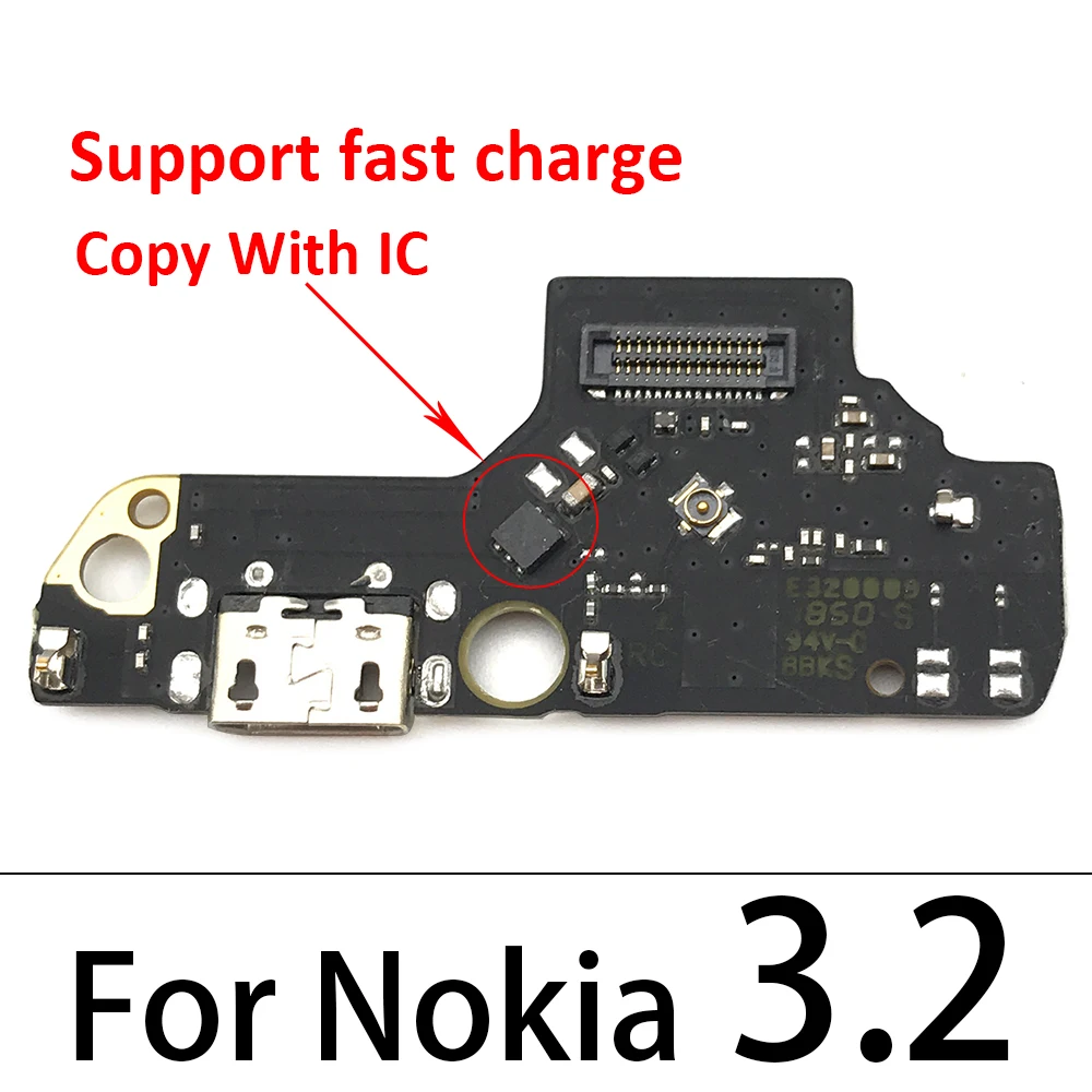 Новый док-разъем Micro USB зарядный порт гибкий кабель микрофонная плата для Nokia 7 1 2018