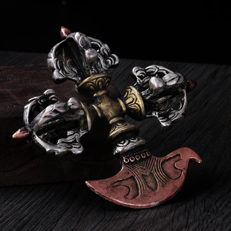 Тибетский предметы буддизма Непал импортируется из кожи ручной работы имитация