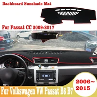 for volkswagen vw passat b6 b7 2006 2015 for passat cc 2009 2017 car dashboard cover light instrument mat carpets accessories