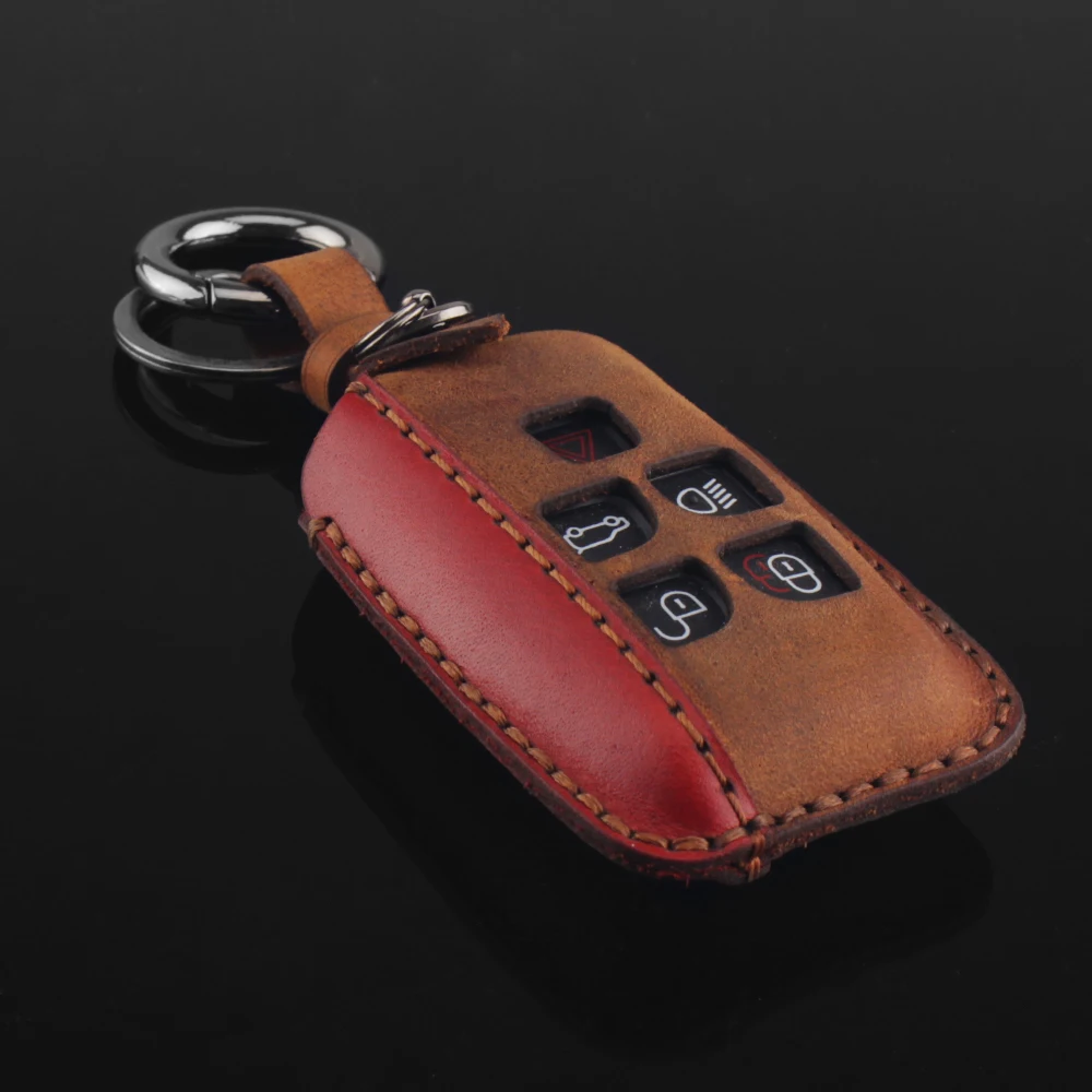 Кожаный чехол KEYYOU для Land Rover RANGE ROVER SPORT Evoque Freelander 1 2 Found 3 4 A8 Jaguar XF | Автомобили и