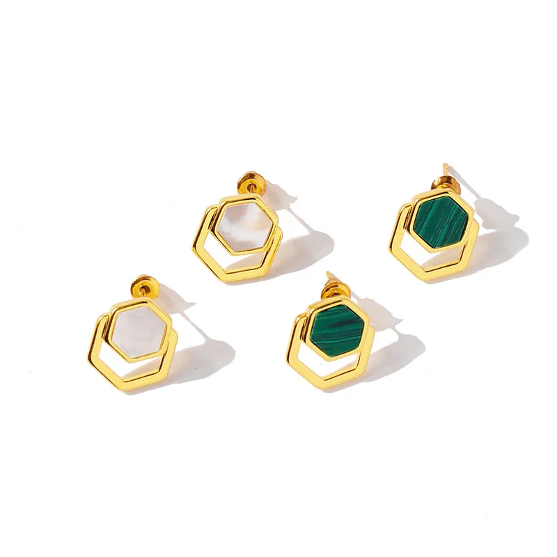 Роскошные фирменные сильные эффектные многоугольные Многослойные серьги из