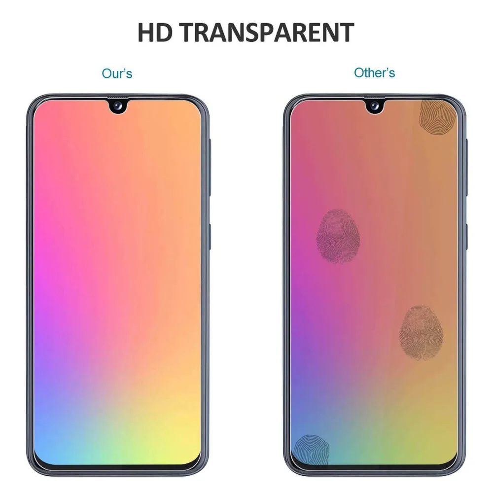 2 шт закаленное стекло для samsung Galaxy A30 A50 протектор экрана 9H защитная пленка на A70 A40 A60 A90 M10 M20 M30 A10