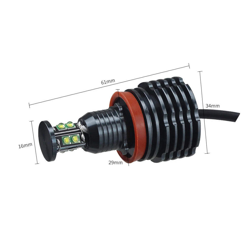 Автомобильный светодиодный светильник источник глаза ангела фары дневного