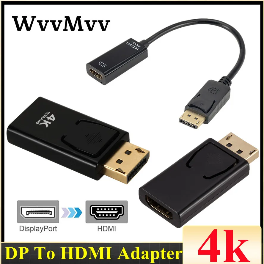 

DP To HDMI-Compatible 4K 1080P Male To Female DisplayPort Cable PC TV Mini Projector Television Monitor Projetor For Hp Laptop