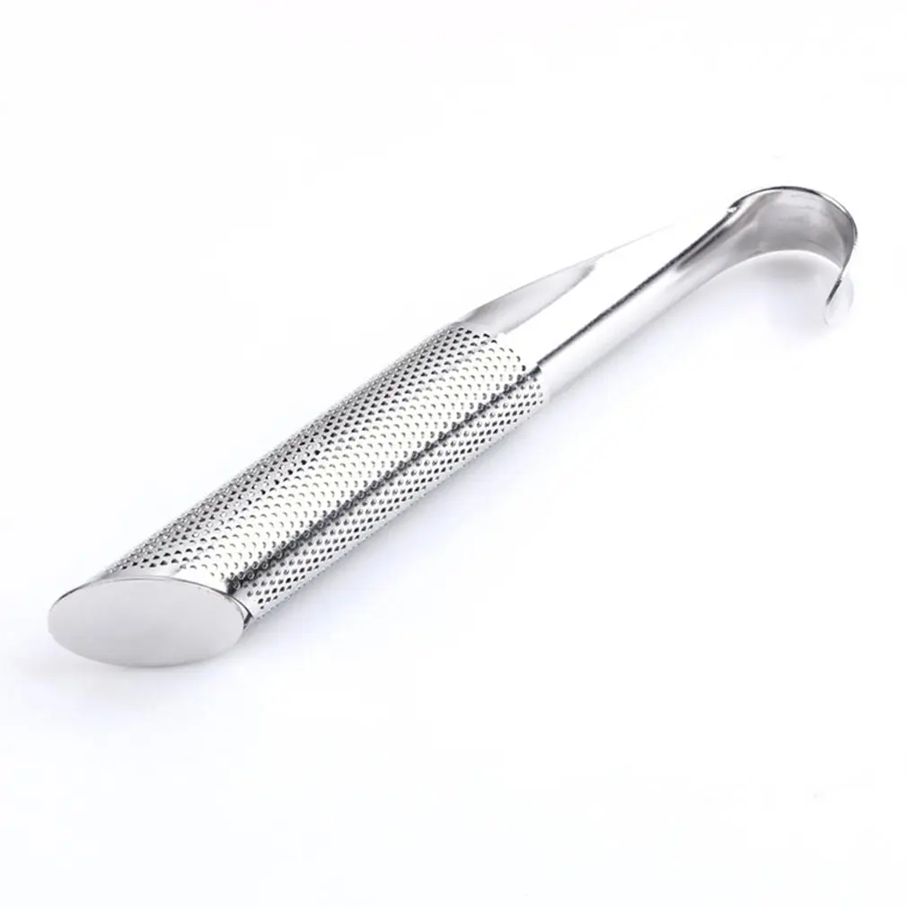 

1 Pcs Stainless Steel Mesh Tea Infuser Tea Filter Premium Reusable Pipe Stick Tea Maker with Hook Tea Steeper Strainer