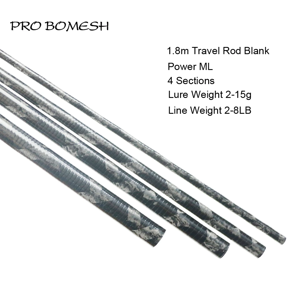 Pro Bomesh 1 комплект 8 м мл 4 секции X ray упаковка карбоновое волокно удочка для