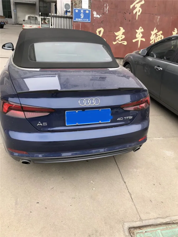 Спойлер для Audi A5 Двухместный спойлер из АБС материала заднего крыла автомобиля