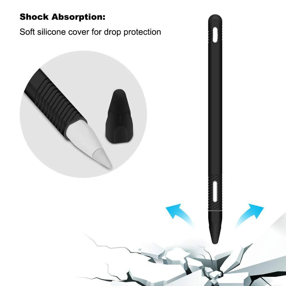 2 шт. 12 мм портативная противоскользящая мини ручка стилус защитный чехол для