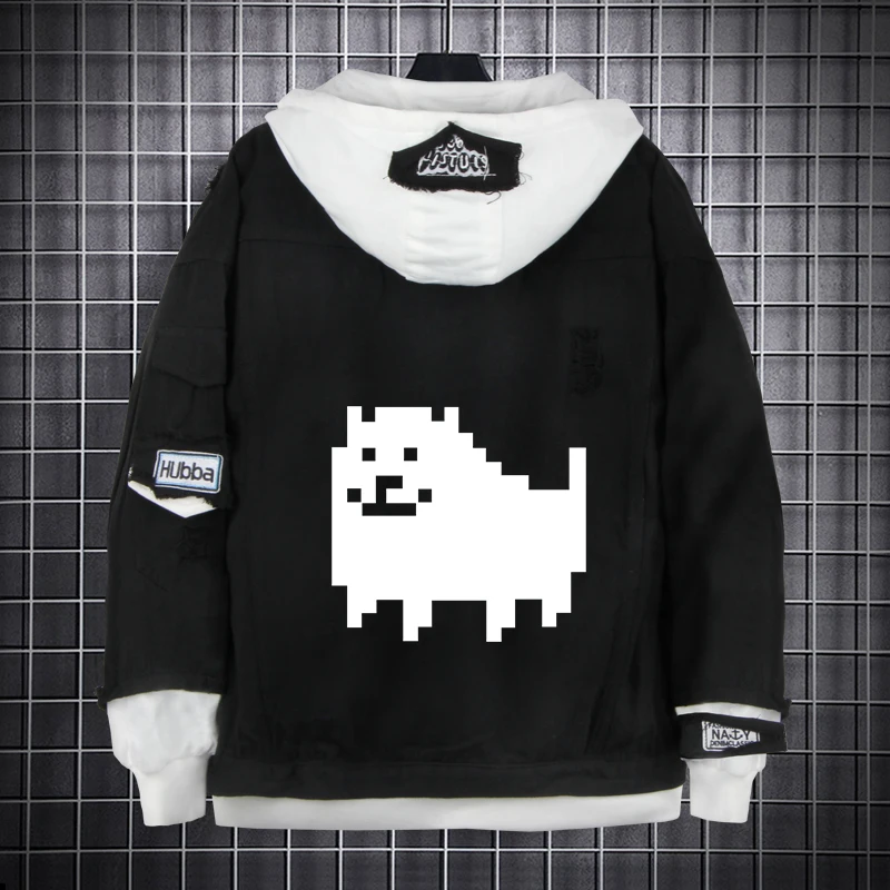 

Черная джинсовая куртка Game Undertale Sans Papyrus, костюм для косплея для мужчин и женщин, плотное пальто, Приталенная толстовка, верхняя одежда, куртк...