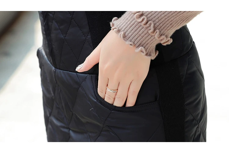 4XL,, хлопковая юбка для женщин, зимняя, размера плюс, длина до середины икры, карман, тонкая юбка, длинная, толстая, теплая, высокая талия, женские юбки
