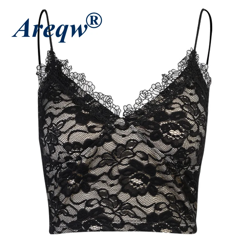 

Women's Summer New Style V-neck Chest Top 2021 Sexy Lace Suspenders V-neck Vest Women