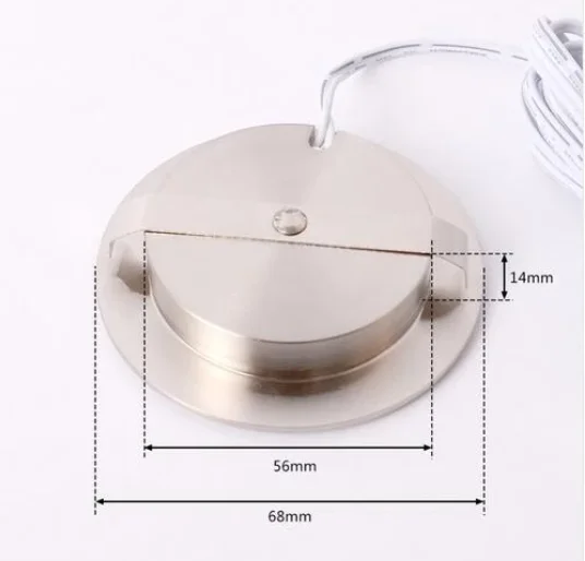 С регулируемой яркостью 3W под шкаф светильник s Точечный Алюминий полка Кухня