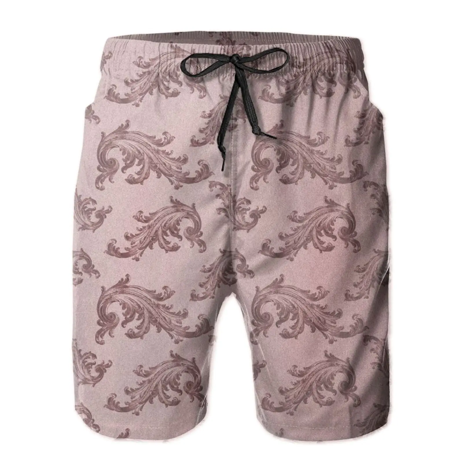 

Fast-drying Men's Beach Board Shorts Print Mesh lining Breathable Soft Men Boardshorts Men's Swimsuits Top Quality