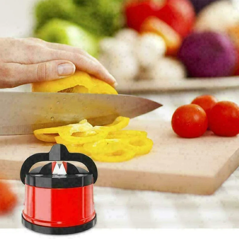 Mini Knife Sharpener Scissors Blade Grinder Knives Stone with Suction Pad Household Sharpening Tool for Kitchen Camping | Дом и сад