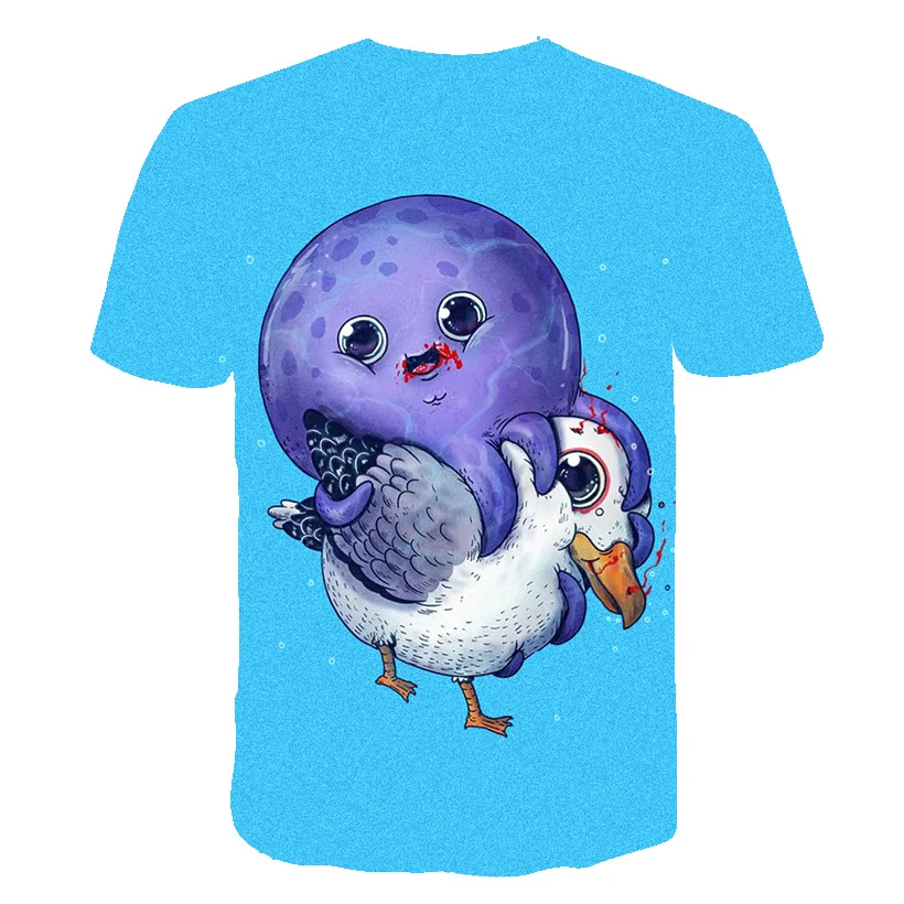 

Children's T-shirts Boys and Girls Clothes Summer Short Sleeve Fun Printing Cartoon Graphics Baby Clothes T-shirt Girls T-shirt