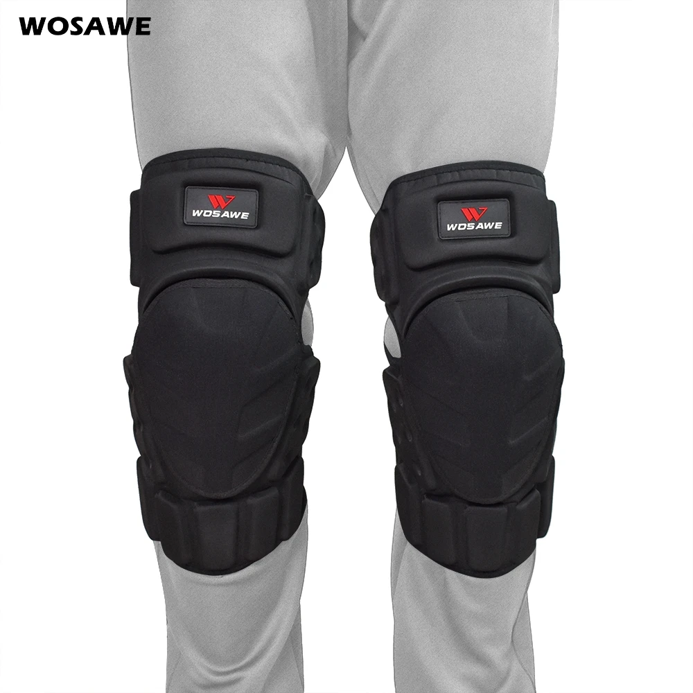 WOSAWE Регулируемый наколенник для мотоцикла мотокросса езды на велосипеде катания
