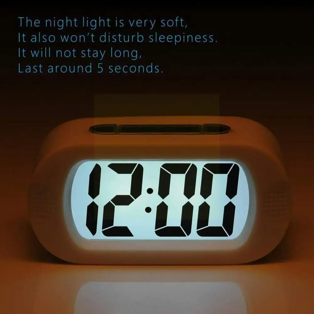 

Alarm Clock Intelligent Smarts Timer Creativty Students Mute Warning Gifts Electronic Machinery LED T9V7