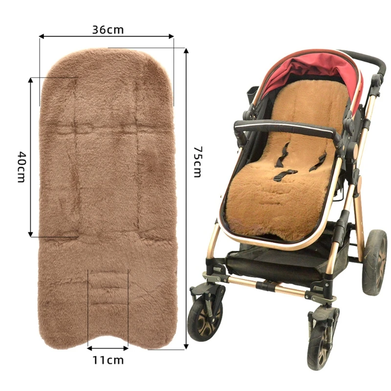 

Winter Warm Baby Stroller Mat Newborn Infants Diaper Pad Cushion Pram Soft Mat Mattress Pushchair Accessories