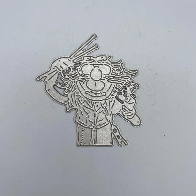 Металлические штампы для рок музыканта трафареты рукоделия скрапбукинг альбом