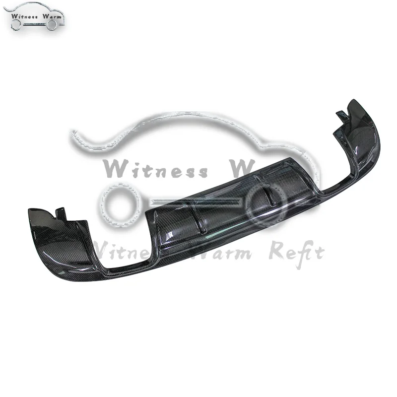 Задний диффузор из углеродного волокна/ФАП защитный спойлер бампера для Audi A3