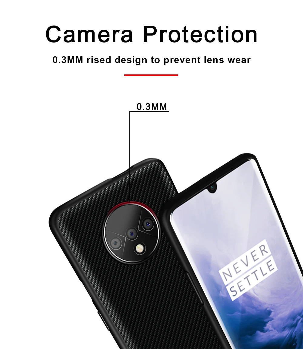Для Oneplus 7T чехол Высокое качество Текстура углерода кожа задняя крышка для Oneplus 7T Pro 6T 6 5T 5 полный защитный противоударный чехол