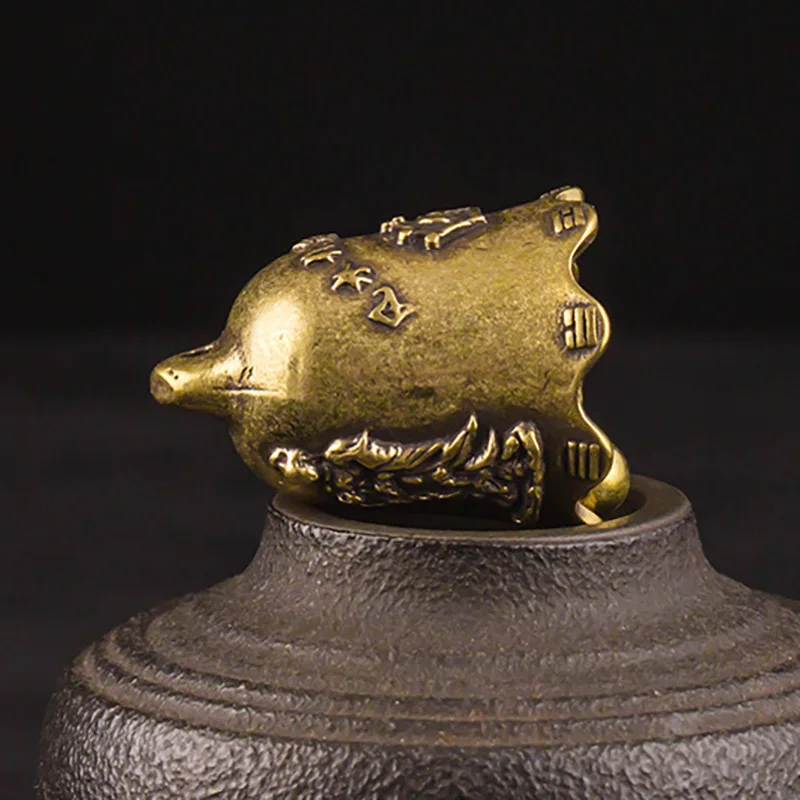 Ретро латунь Feng Shui колокольчик брелок кулон ювелирные изделия новый дизайн медь