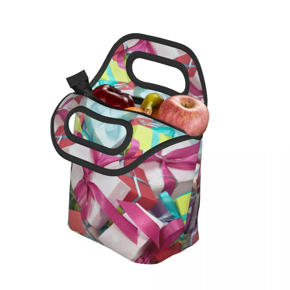 

Подарочная упаковка, ленточная посылка, Рождественская сумка для ланча унисекс