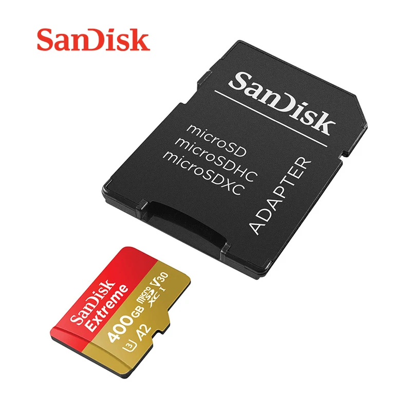 Sandisk Extreme Micro SD карта 160 Мб U3 V30 A2 64 Гб 128 ГБ 256 400 microsd оригинальная TF 32 A1 флэш