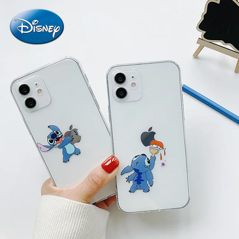 

Disney Phone Case for IPhone 7/8P/X/XR/XS/XSMAX/11/12Pro Stitch Phone Case Cover
