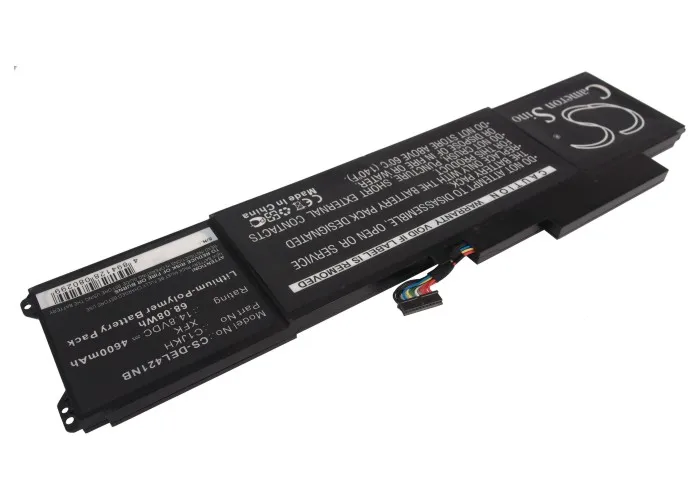 Аккумулятор 4RXFK C1JKH для Dell XPS 14 L421x Series p/n: CS-DEL421NB 14.8V (4600mAh) |