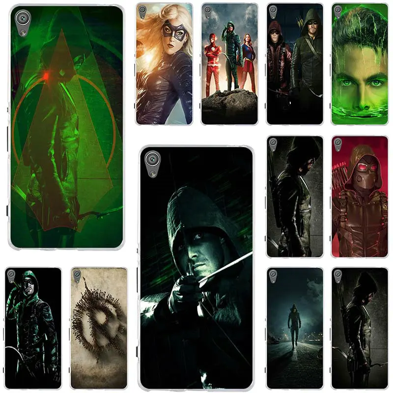 Мягкий силиконовый чехол для Sony Xperia Z Z1 Z2 Z3 Z4 Z5 Compact Premium M2 M4 M5 E3 E5 T3 XA Oliver Queen Arrow