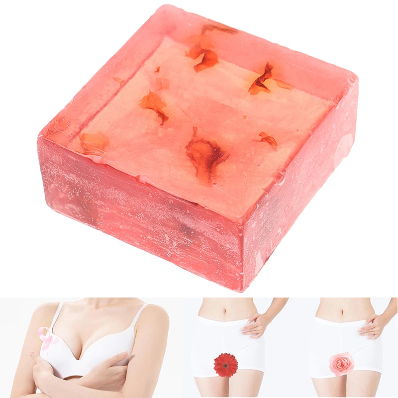 Мыло Yoni с ароматом розы женственное женское средство для умывания вагинальные